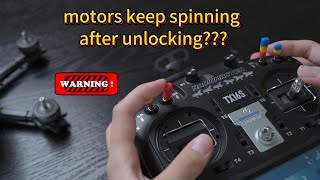 Why does the motor keep spinning after being unlocked [upl. by Notgnillew]