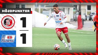 Hudiksvalls FF vs FoC Farsta FF  1  1   Höjdpunkter [upl. by Dlareme]