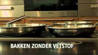 Bakken en braden met Demeyere edelstaal pannen  Accent Design Ertvelde [upl. by Eirahs]