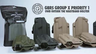 GBRS Group x Priority 1 OWB Outside The Waistband Holster [upl. by Eessac]