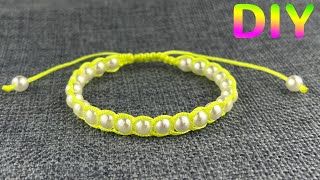 How to Make a Braided Bracelet in 10 Minutes DIY Jewelry Making Tutorials [upl. by Aihsein]