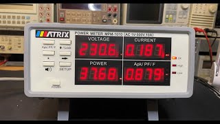 256 MATRIX MPM1010 Power Meter HandsOn Teardown [upl. by Aetnahc]