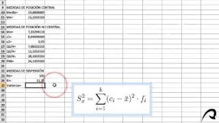 Practica Variable unidimensional continua 0406 Medidas de dispersión [upl. by Atteragram826]