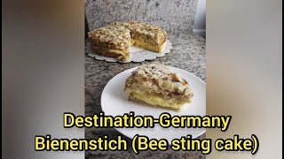 How to make Germany popular dessert Bienenstich Bee Sting Cake [upl. by Towroy]