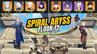 2 “FATHERS” VS annoying bosses C0 Nevi amp Lyney  46 Genshin Spiral Abyss Floor 12 [upl. by Oirifrop]