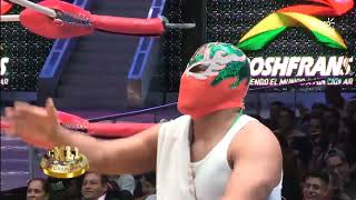 Rey Cometa c vs Soberano Jr  Mexican National Welterweight Title CMLL 5122017 [upl. by Aigil]