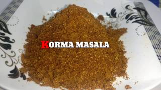 Homemade Korma Masala Powder  Easy Cooking Tips [upl. by Renny]