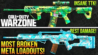 WARZONE Top 5 MOST BROKEN LOADOUTS You NEED To Use WARZONE META Weapons [upl. by Mark]