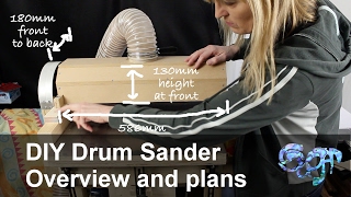 DIY Drum Sander Overview and Plans [upl. by Lorou829]