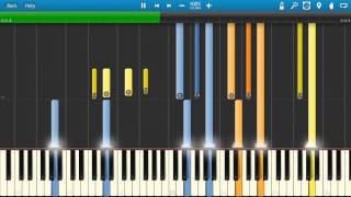 Pink Floyd  Vera Piano Tutorial  How to play  Synthesia Cover [upl. by Ecallaw871]