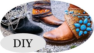 DIY Boho Boots 5 Stiefel Styles für den Herbst [upl. by Ahsik382]