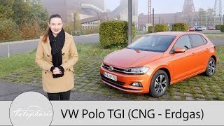 2017 VW Polo 10 TGI Fahrbericht  Der alternative ErdgasAntrieb im Kleinwagen  Autophorie [upl. by Novehs]