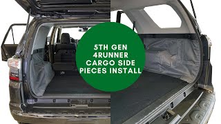 5th Gen Toyota 4Runner Canvasback Cargo Side Pieces Installation  CARGO NET NOT ACCESSIBLE [upl. by Joete]