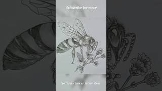 Honey bee 🐝 shorts viralvideo drawing honeybee viralshorts bailes bda [upl. by Reve515]