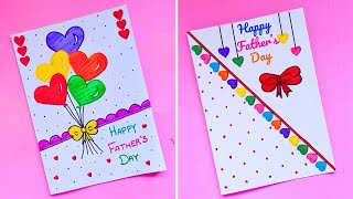 2 Fathers day Card ideas  Easy Handmade Fathers day cards  DIY Fathers day card Ideas  Tutorial [upl. by Herzberg]