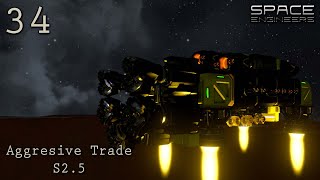 Space Engineers  Aggressive Trade  S25 E34 [upl. by Isbella]