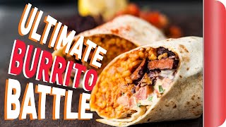 THE ULTIMATE BURRITO BATTLE  Sorted Food [upl. by Esilahc]