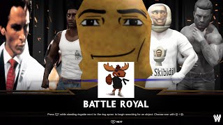 WWE 2K24 Brainrot Battle Royale [upl. by Anahcra]