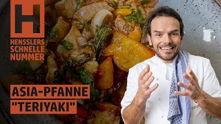 Schnelles AsiaPfanne „Teriyaki“ Rezept von Steffen Henssler [upl. by Cheyne]