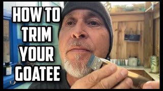 HOW TO TRIM A GOATEE [upl. by Ruyam568]