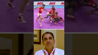 Fazel Atrachalis ankle hold against UP Yoddhas gujaratgiants pkl [upl. by Pals363]