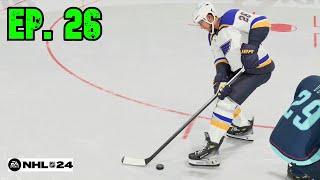 Injury Setbacks  NHL 24  Be a Pro Ep26 [upl. by Enilamme]