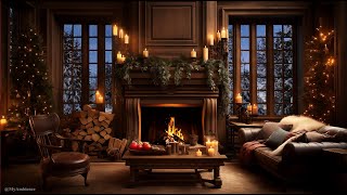 Let the holiday spirit and the soothing sounds of the hearth embrace you in a serene and cozy haven [upl. by Laure458]