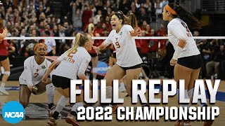 Texas vs Louisville 2022 NCAA volleyball championship  FULL REPLAY [upl. by Arvell]