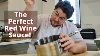 How to Make Red Wine Sauce Recipe [upl. by Yesllek]