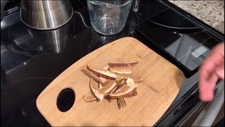 Reishi Ganoderma lucidum Mushroom Tea or Decoction  Simple Slow Cook Method [upl. by Ambler685]