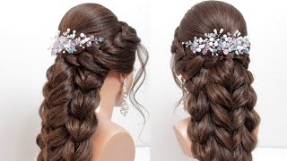 Easy hairstyles for wedding look 🥰🥰 shorts ytshorts pallavipandey hairstyle viral haircare [upl. by Sharia854]