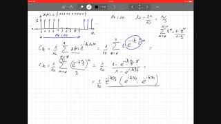 Serie de Fourier de un pulso periódico discreto Parte 1 [upl. by Monika]