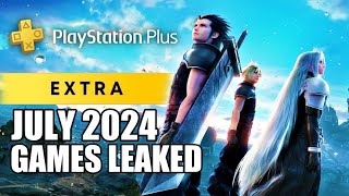 PS PLUS EXTRA GAMES FOR JULY 2024 LEAKED [upl. by Louise]