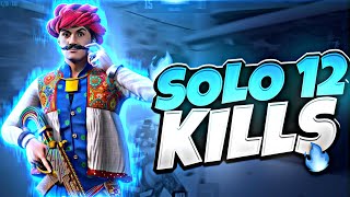 SOLO 12 KILLS IN SCARFALL 20🔥  INDIAN BATTLE ROYALE GAME [upl. by Nwahsel5]