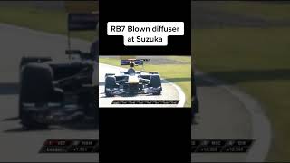 RB7 Blown diffuser 😮😥😥 F1 Sound Insane Short [upl. by Aekerly280]