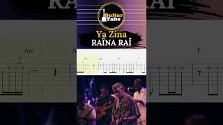 Ya Zina  Raïna Raï  Tablatures Guitare DZ [upl. by Anayaran]