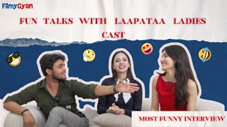 Most Funny Interview Of Laapataa Ladies Sparsh Shrivastava Pratibha Ranta Nitanshi Goel Kiran Rao [upl. by Ayocal]