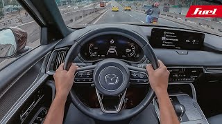 Mazda CX90 MHEV 2024  Manejo POV Sonido Binaural y ASMR [upl. by Merkley]