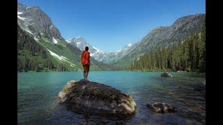 Hiking Alone to Pingston Lake  Revelstoke BC [upl. by Retlaw132]