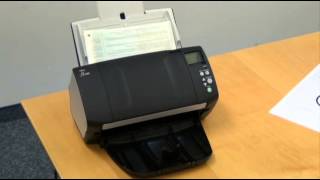 The Fujitsu fi7160 and fi7260 scanners in action [upl. by Ellinet]