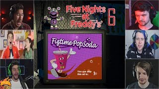 Gamers Reactions to the Commercial Break  Fazbears Pizzeria Simulator FNAF 6 [upl. by Nanny503]