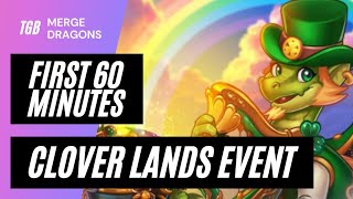 Merge Dragons Clover Lands Event First 60 Minutes [upl. by Ornstead]