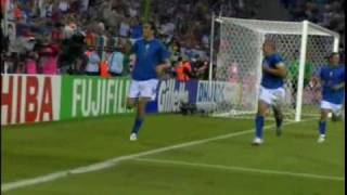 Mondiale 2006  Italia vs Ucrania  Gol di Toni 20 HQ [upl. by Neros170]