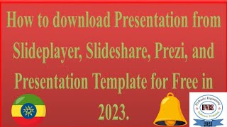 how to download Presentation from slideplayerslideshare prezi presentation template for free [upl. by Onofredo766]