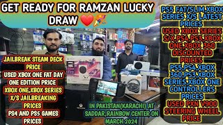 Ramzan Lucky DrawNew Used Gaming ConsolesGames Latest Prices In PakistanKarachi On March 2024 [upl. by Edahsalof]