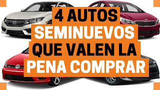 4 AUTOS SEMINUEVOS que debes considerar a COMPRA  Motoren Mx [upl. by Thanh]