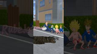 Mio Yuta Saiyan Vs Old Man sakuraschoolsimulator shorts sakura ytshorts [upl. by Bouley]