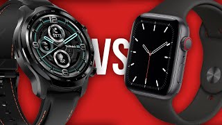 Comparativo TICWATCH PRO 3 vs APPLE WATCH  Qual top de linha vale a mais a pena [upl. by Lurette785]