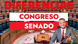 CUÁLES SON LAS DIFERENCIAS ENTRE EL SENADO Y EL CONGRESO TE LO EXPLICO SENCILLO Y RÁPIDO [upl. by Ahsiya]