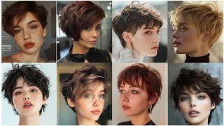 Outclass Look in short pixie haircutschopp and flattering pixie haircuts [upl. by Holmann]